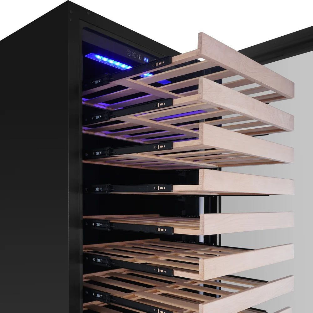 KingsBottle 99-Bottle Built-In Wine Cooler Single Zone