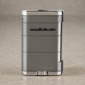 The XIKAR® Allume Tabletop Triangle Triple-Jet Torch Lighter