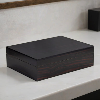 Zebra Desktop Humidor - 50 Cigar Humidor